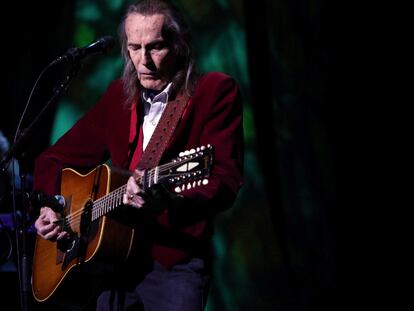 Gordon Lightfoot, en una actuación en el McPherson Playhouse en Victoria, British Columbia, en 2017.