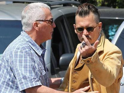Johnny Depp, un actor que se ha revelado furibundo y amargado.