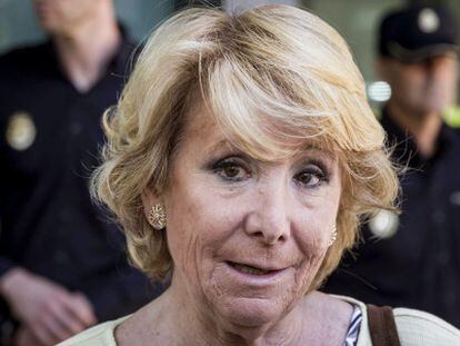 Esperanza Aguirre.