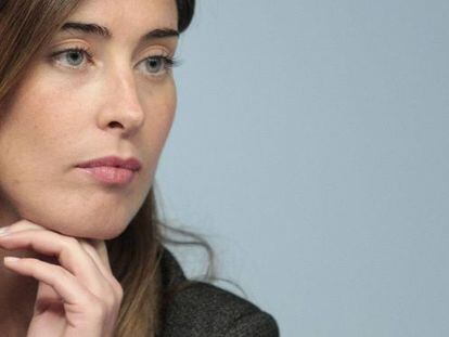 La ministra italiana Maria Elena Boschi.