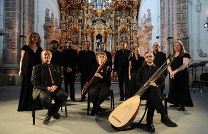 Los componentes del prestigioso grupo La Grande Chapelle, uno de los platos fuertes del festival. 