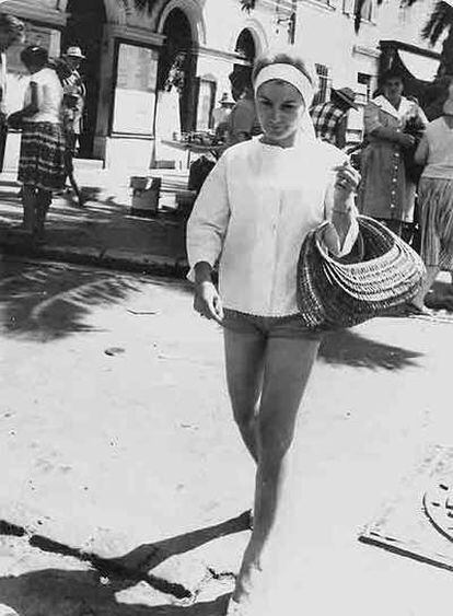 Madeleine, fotografiada en agosto de 1961.