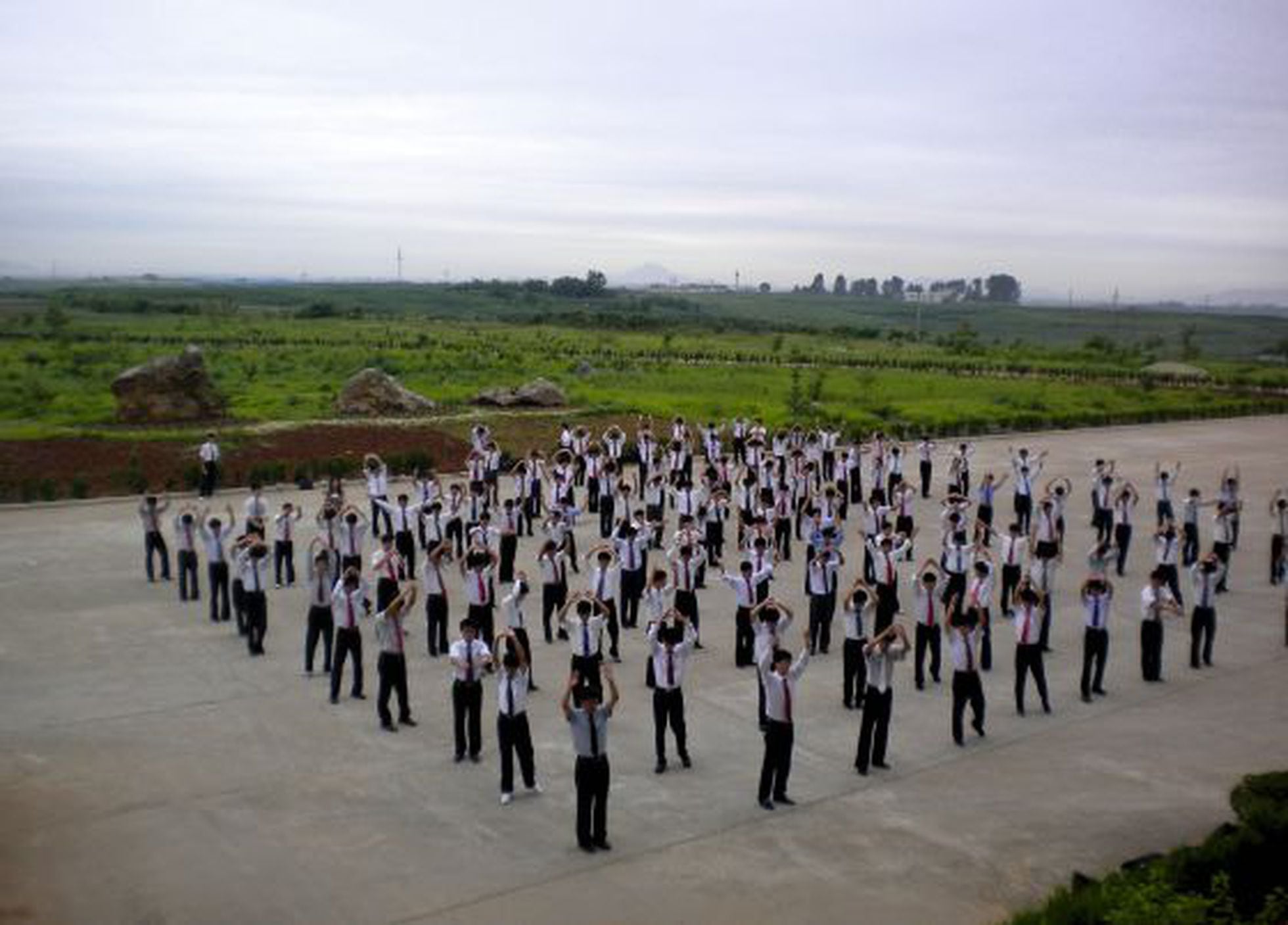 North korean School entrance Pyongyang.