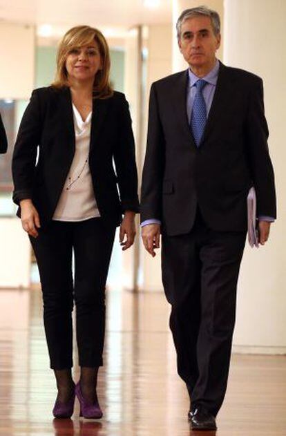 Elena Valenciano y Ramón Jáuregui.