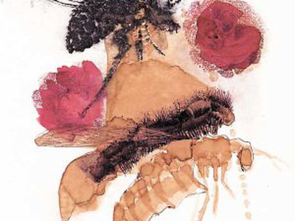 'Insectos', uno de los dibujos de Ignacio Rubiño que pueden verse en Sevilla.