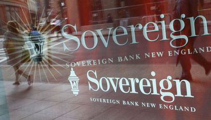 Una oficina del Sovereign en 2008, banco de EE UU que compró Santander