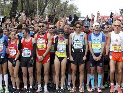 El maratón de Madrid envía un abrazo a las víctimas de Boston