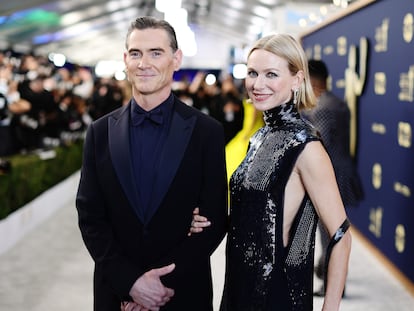 Billy Crudup y Naomi Watts, durante la gala de Premios del Sindicato de Actores en California, en febrero de 2022.