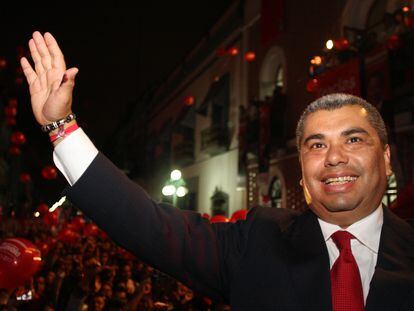 El excandidato a la gobernatura de Puebla Javier López Zavala, en julio de 2010.