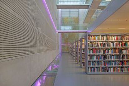 Biblioteca de Humanidades, en la Universidad de Copenhague, en la isla de Amager.