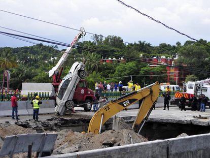 Rescate del veh&iacute;culo siniestrado 