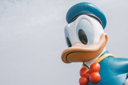 Una fotografía del Pato Donald en Walt Disney World