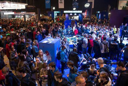 Asistentes a un evento de Intel, el 2 de noviembre.