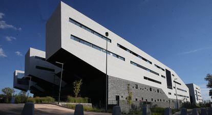 Exterior del hospital general de Collado Villalba.