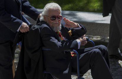 Del Paso tras ganar el Premio Cervantes en 2016.