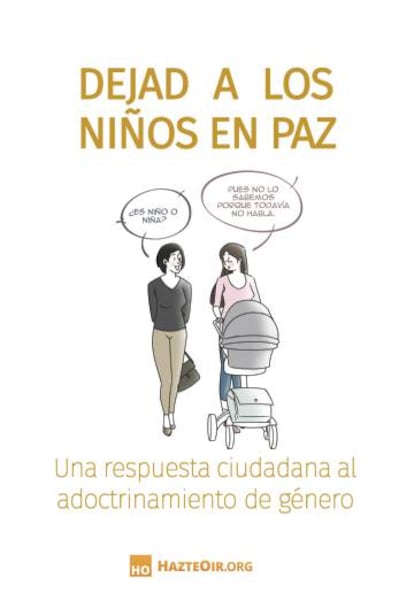Portada del libro enviado a los colegios por hazte Oír.