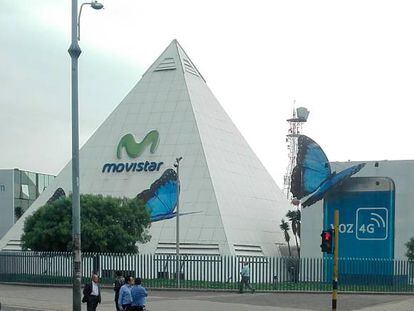 Un edificio de Telefónica Colombia.