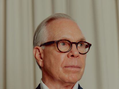 Tommy Hilfiger, retratado en sus oficinas de Nueva York.