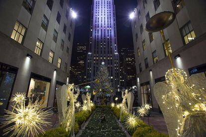 Árbol de Navidad del Rockefeller Center en Nueva York, Estados Unidos.