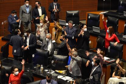 Sesión ordinaria de la Comisión Permanente del Congreso de la Unión en julio de 2021.
