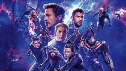 Cartel de promoción de 'Vengadores: Endgame'.