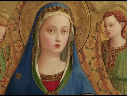 El oro de Fra Angelico multiplica la luz del claustro del Prado
