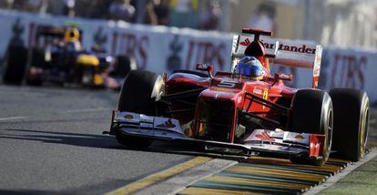 Fernando Alonso, en el Gran Premio de Australia.