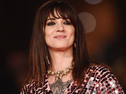 Asia Argento, durante el Festival de Cine de Roma, el pasado octubre. 