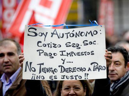 Manifestación contra la reforma laboral en Pamplona en 2012.