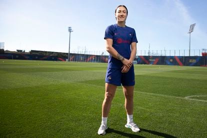 Lucy Bronze, jugadora del Barcelona, el pasado 15 de marzo. 