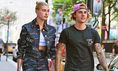 Hailey Baldwin y Justin Bieber.