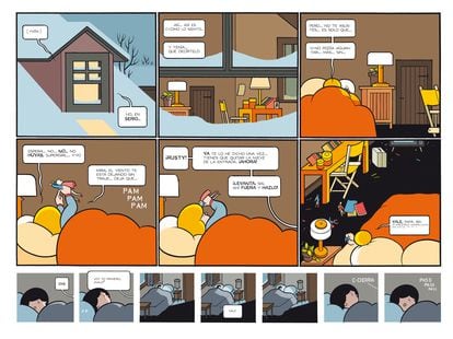 Viñetas de 'Rusty Brown', de Chris Ware, editado por Reservoir Books.