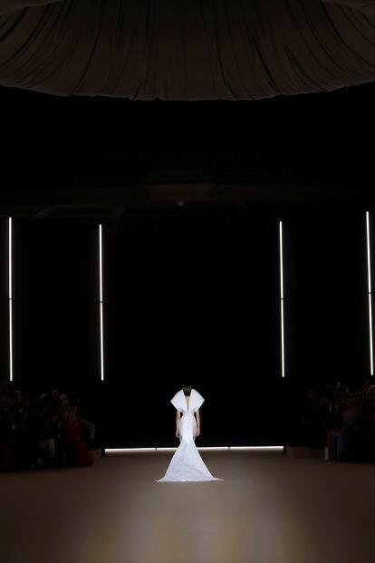 Desfile de Pronovias en la Barcelona Bridal Fashion Week, celebrado este viernes 19 de abril en el  Museu Nacional d’Art de Catalunya.