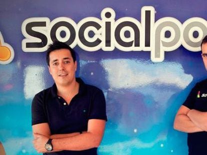 Andrés Bou y Horacio Martos, fundadores y propietarios de Socialpoint