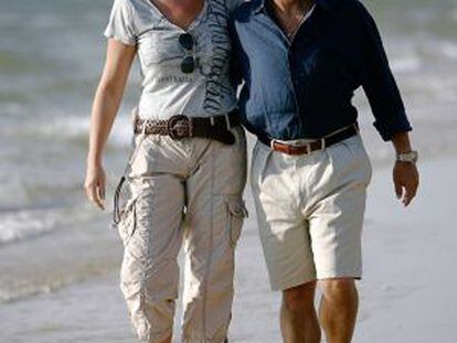 Nicolas Sarkozy y Cécilia, en verano de 2007.