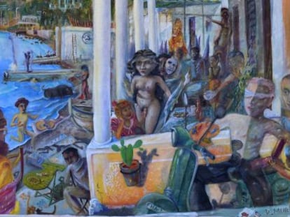 Detalle de &#039;Cita en el Maricuchi&#039;, de Daniel Muriel.