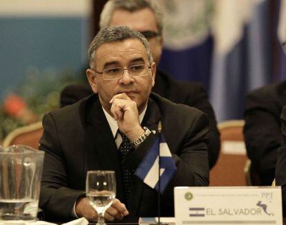 El presidente de El Salvador, Mauricio Funes.