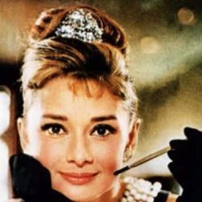 Audrey Hepburn en Desayuno con Diamantes.