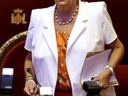 La alcaldesa de Valencia, Rita Barber&aacute;, en el pleno extraordinario del pasado mi&eacute;rcoles. 