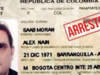 El pasaporte de Alex Saab.