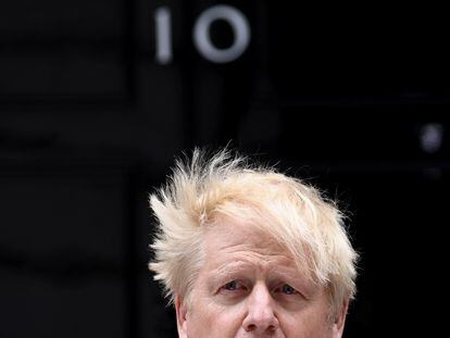 El dimisionario líder del Partido Conservador y primer ministro británico, Boris Johnson.