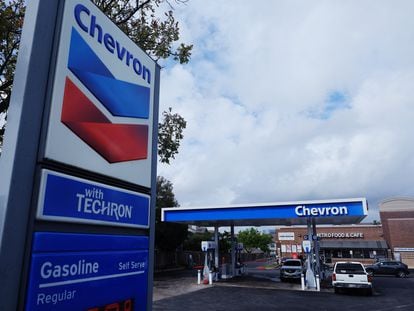 Gasolinera de Chevron en Austin (Texas, EE UU).