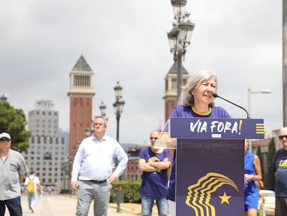 La presidenta de la ANC, Dolors Feliu.