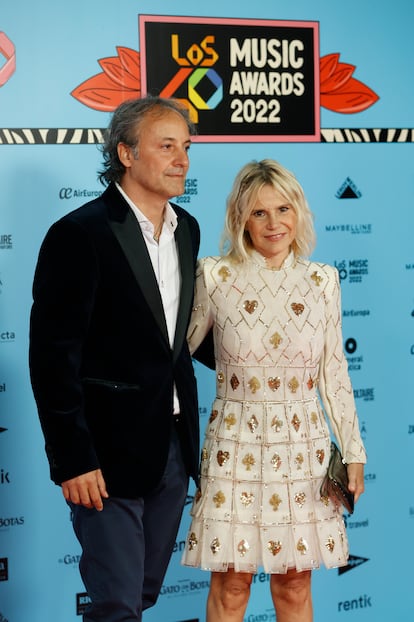 Cayetana Martínez de Irujo y su pareja, Narcís Rebollo, presidente de Universal Music en España y Portugal.