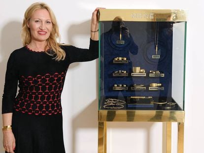 Diana Widmaier Picasso en enero de 2018 en la presentación de una colección de joyas en París. 