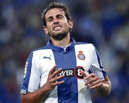 Stuani, durante un partido de la temporada pasada. 