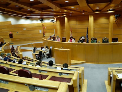 Reunión de la comisión de Igualdad del Senado en Madrid