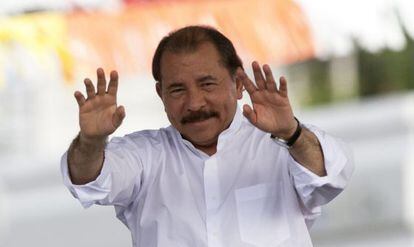 El presidente de Nicaragua Daniel Ortega. 
