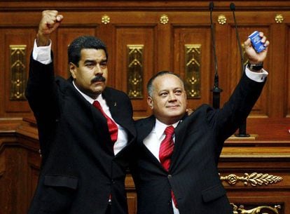 Nicolás Maduro y Diosdado Cabello en una imagen de archivo.