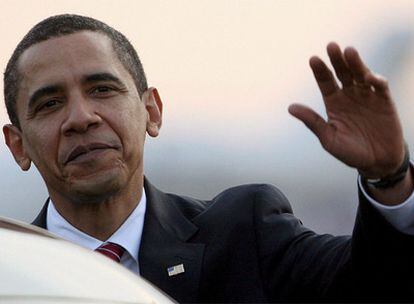 El presidente estadounidense, Barack Obama, durante su gira por Europa.